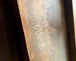 #35	Writing Desk 30x19x30 (as is scratches)	 $125.00 
