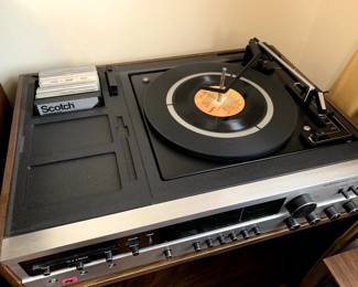 #38	JC Penny AM/FM stereo cassette record player	 $35.00 
