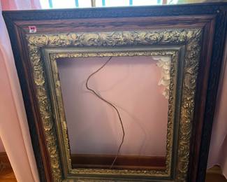 #230	Empty wood gold frame 28x33	 $45.00 
