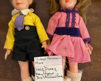 #212	Vintage Horsman 1964 Walt Disney Mary Poppins Jane & Michael Banks	 $30.00 
