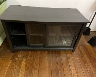 #132	Black Laminate TV Entertainment Center - 44x20x24	 $25.00 
