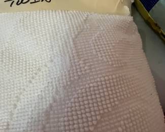 #211	Twin cream colored bed-spread	 $25.00 

