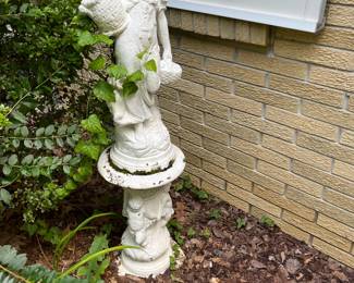 #88	Concrete Lady w/Cherubs on Bottom -2 pc - 50" Tall	 $150.00 
