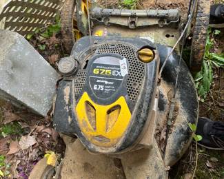 #63	Briggs and Stratton ready start 22" push mower self-propelled (untested)	 $40.00 
