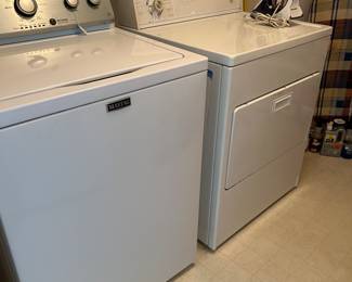 Washer and electric dryer