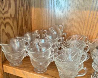 Clear glassware items