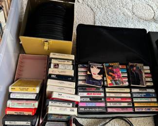 Cassette Tapes, 8 Track Tapes