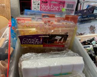 Stencils, molds and soap making supplies