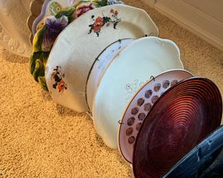 China and glass platters