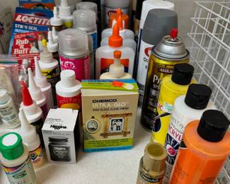 Paints and glues