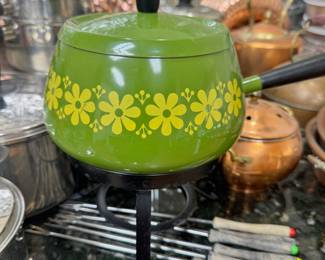 Vintage Fondue Pot