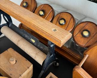 Wooden kitchen items and decor