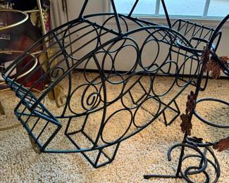 Fish wine bottle rack