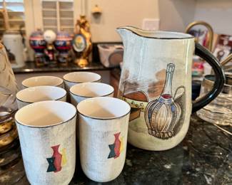 Pitcher and glasses set
