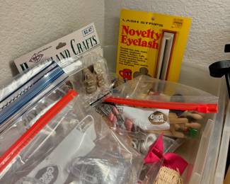 Miniatures and doll making supplies