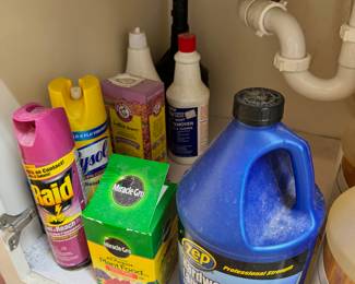 Cleaning supplies