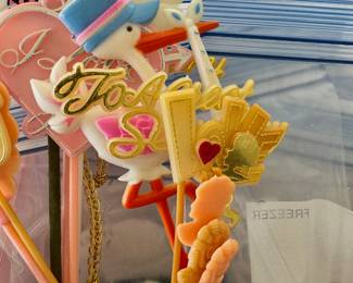 Vintage cake toppers