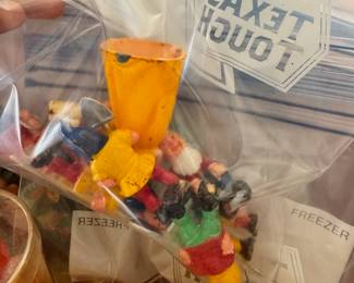 Vintage cake toppers, Snow White and seven dwarves