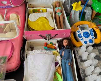 Vintage Barbie Dolls and Cases