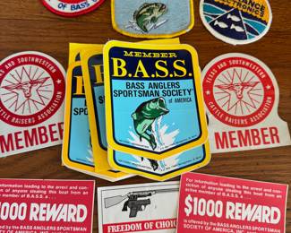 Vintage Patches and stickers