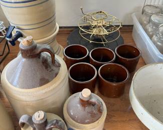 Crocks and ceramic items