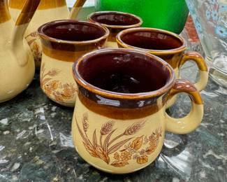 Vintage pitchers and mugs