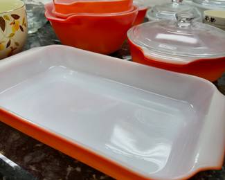 Vintage Fire King Bakeware and bowls