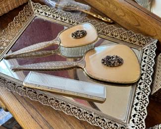 Gold Vanity Items