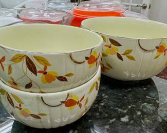 Hall pottery bowls