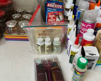Paints and glues
