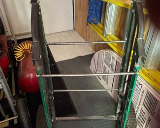 Cable and wire rack.