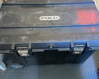 Stanley lockable tool chest.
