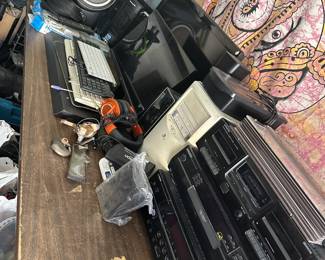 Vintage and modern computers, monitors, televisions and assorted electronics