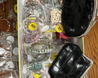 I spy some sterling silver jewelry.