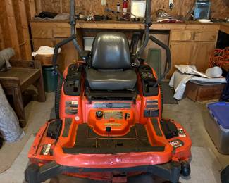 Kubota Mower.  ZG227.   Great working condition.   It's a 2019 with 896 hours.  Single owner, used only on their flat, grass property.   Was stored inside.