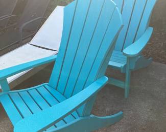 #74 - $350 	Original set of two polywood chairs Pawleys Island 
