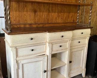 #46 - $295 	Thomasville China cabinet 60W X 19D X 84H 
