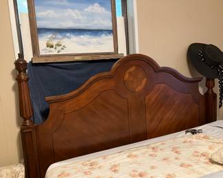 #43 - $295 	Queen bed and frame  - mattress is optional 
