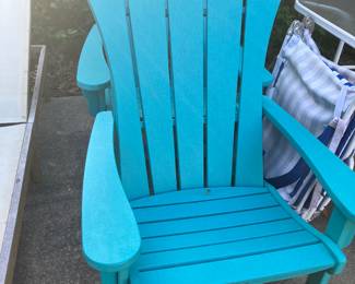 #74 - $350 	Original set of two polywood chairs Pawleys Island 
