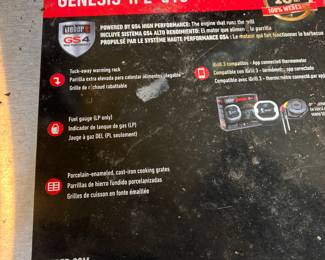 #65$300 	Weber GS4 Grill genesis II E 315 with gas tank
 - 
