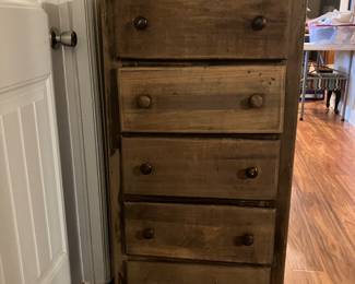 #44 - $90 	5 drawer cabinet 
