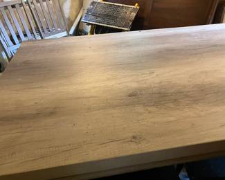 #58 - $150 	Tall Grey Table (in garage)
