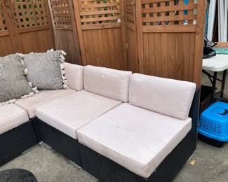 #61 - $350 	Sectional outdoor modern sofa 
