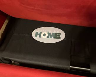 $240 	Cindy Crawford Home microsuede Red twin 
	sleeper chair/ twin bed 52Wx36Dx32H
#26 - 