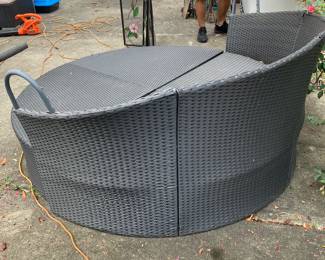 #66 - $240   Round two person lounger 
