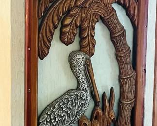 Carved wall art (close up) 25” x 60”