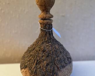 Cork & bark decanter