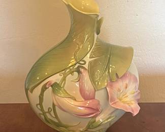 Franz Porcelain Pitcher, "Morning Glory" 