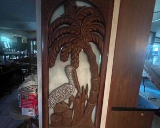 Carved wall art (distance) 250 x 60”