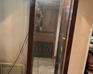 Lighted curio cabinet. 2 identical available